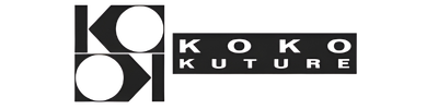 Aces Auto Elite - Logo for KOKO KUTURE with bold geometric shapes on the left and the brand name in white uppercase letters inside a black rectangle on the right. | Arizona Luxury & Exotic Car Service