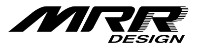 Aces Auto Elite - Logo for MRR DESIGN in bold, stylized black letters on a light background. The letters MRR have a slanted, dynamic look with horizontal stripe accents on the final R. | Arizona Luxury & Exotic Car Service
